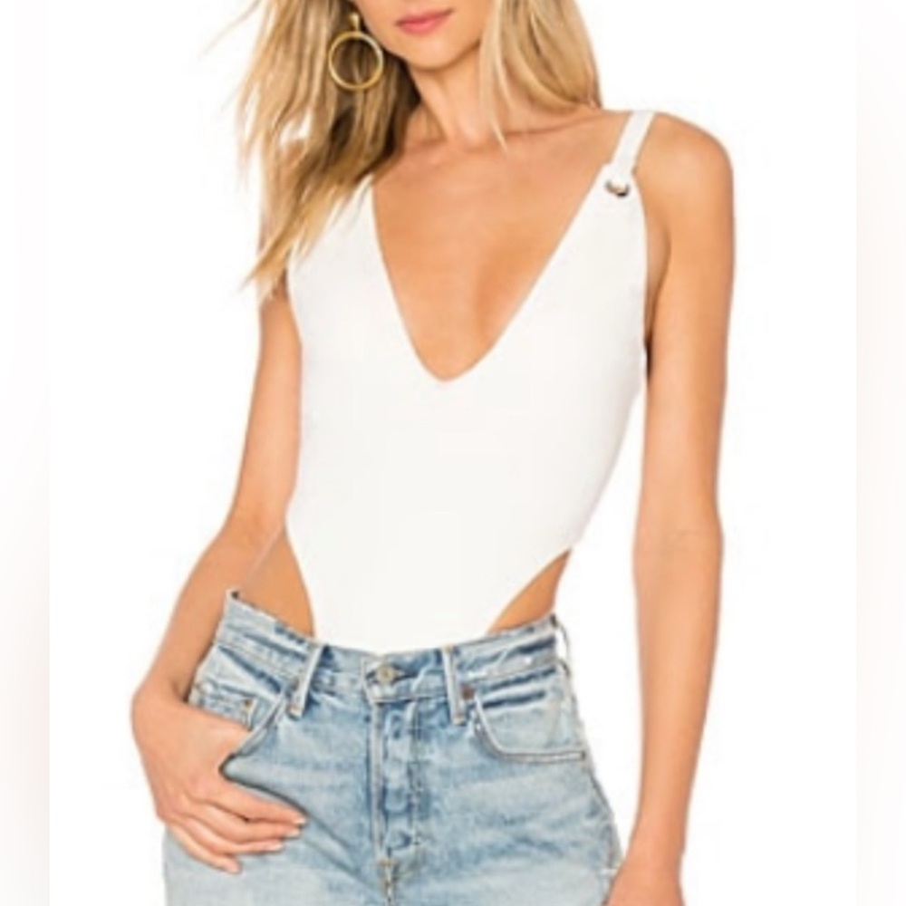 h:ours Mundo Bodysuit in Ivory